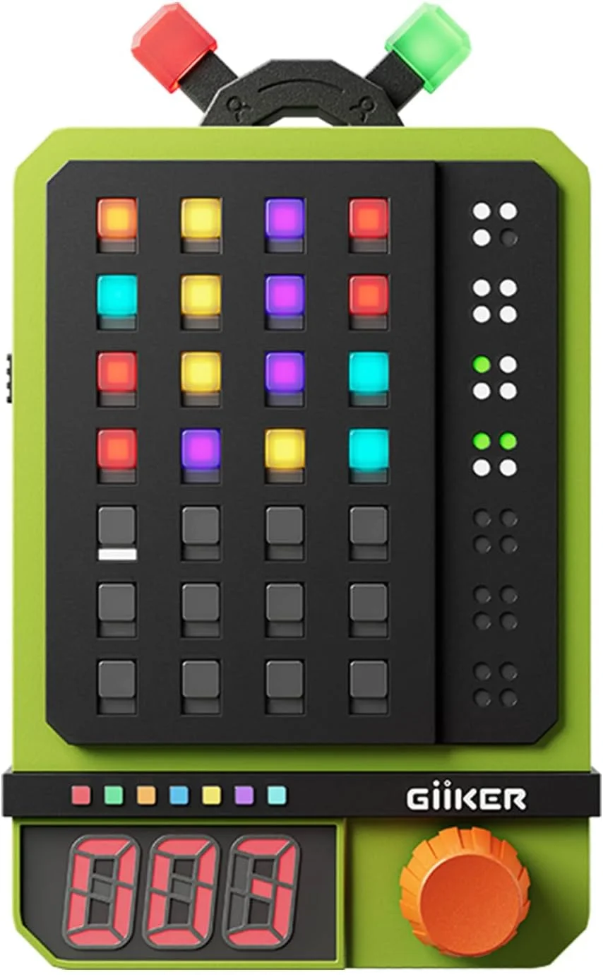 بازی فکری رمزگشای فوق العاده Giiker، بازی پازلی شکستن کد 600 مرحله ای برای 1-2 بازیکن، بازی های دستی آموزش مغز برای کودکان و بزرگسالان، بازی مسافرتی جاده ای - هدیه تولد برای پسران و دختران