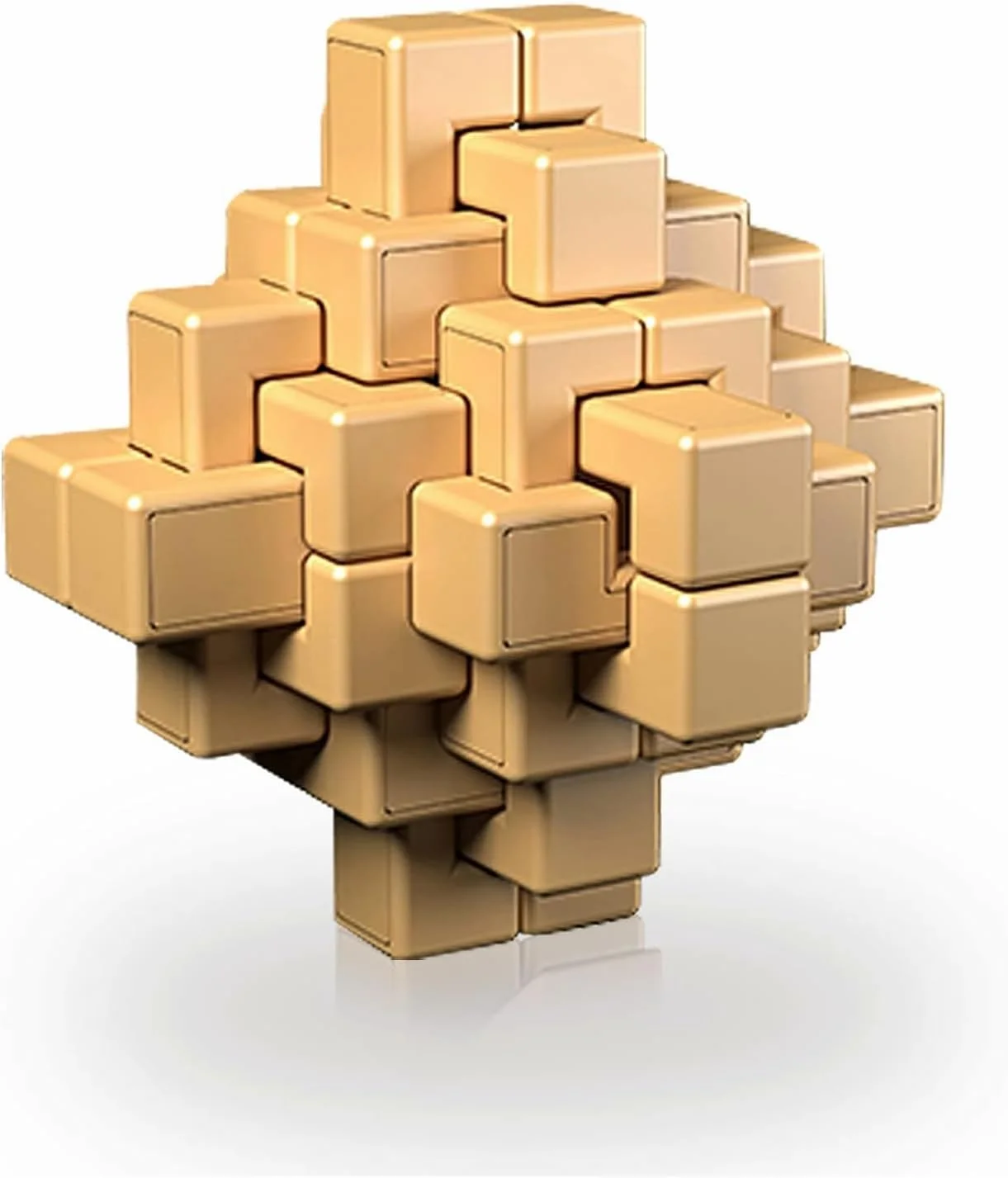 پازل فکری سه بعدی Kongming KASTWAVE - بازی باز کردن 24 قفل، اسباب بازی آموزشی بادوام و سازگار با محیط زیست برای کودکان و بزرگسالان، چالش منطقی عالی