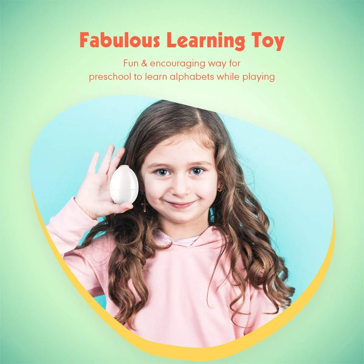 تخم مرغ های تطبیق حروف کوگام 26 عددی ABC، پازل مرتب سازی تشخیص رنگ الفبا، بازی بینگو مسافرتی عید پاک، آموزش حروف بزرگ، مهارت های حرکتی ظریف، هدیه مونته سوری برای کودکان یک ساله