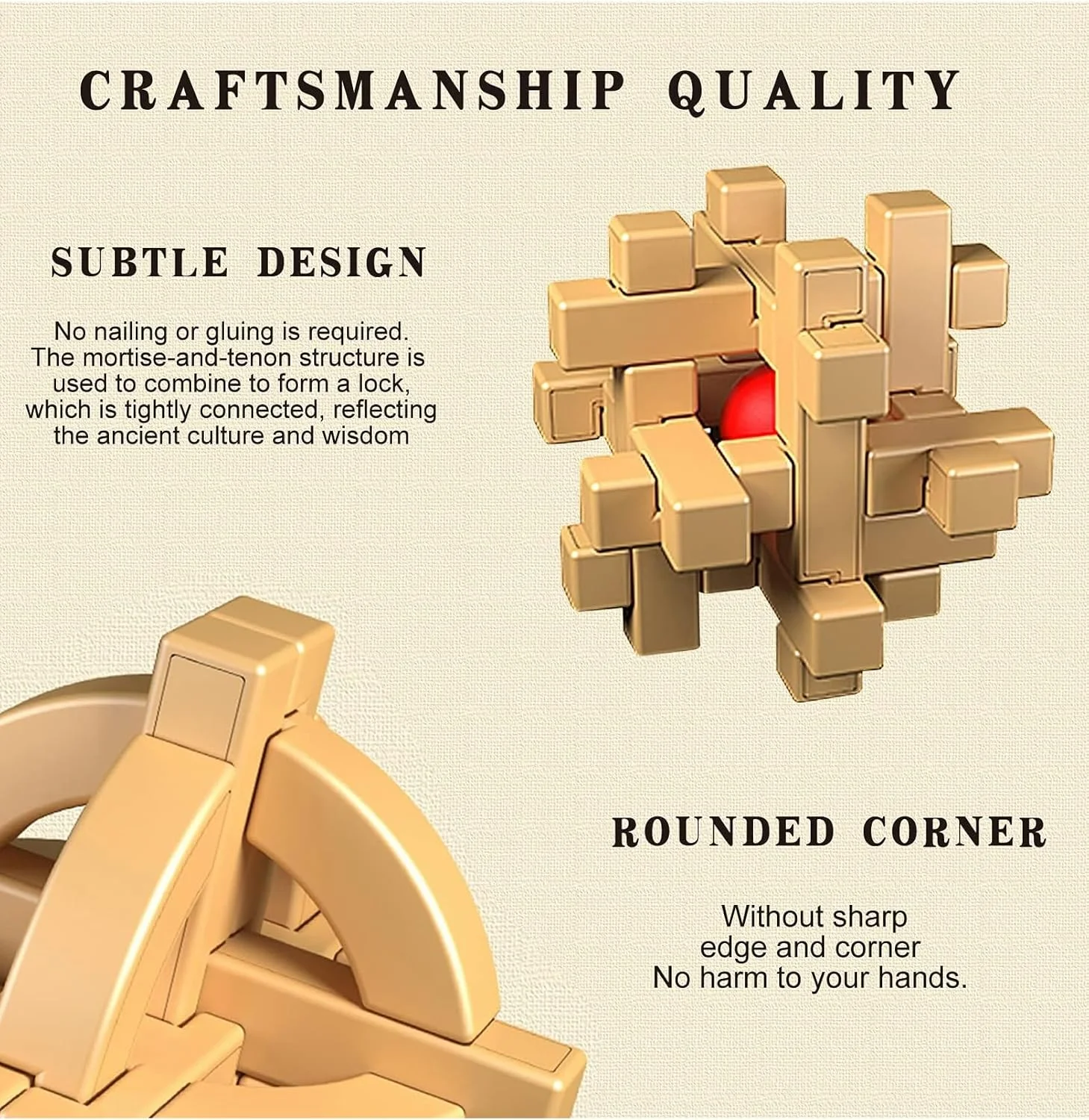 پازل فکری سه بعدی Kongming KASTWAVE - بازی باز کردن 24 قفل، اسباب بازی آموزشی بادوام و سازگار با محیط زیست برای کودکان و بزرگسالان، چالش منطقی عالی