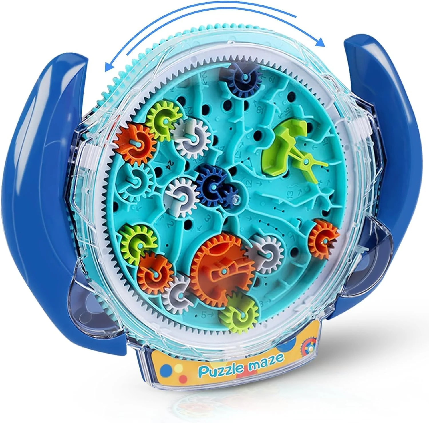 بازی های فکری و پازلی برای کودکان، توپ سه بعدی هزارتو جاذبه ای برای کودکان 3-8 سال، بازی هزارتوی فکری با کنترل چرخ دنده، تقویت مهارت های حرکتی ظریف، اسباب بازی های پازلی هدیه برای کودکان و نوجوانان، بازی های سخت