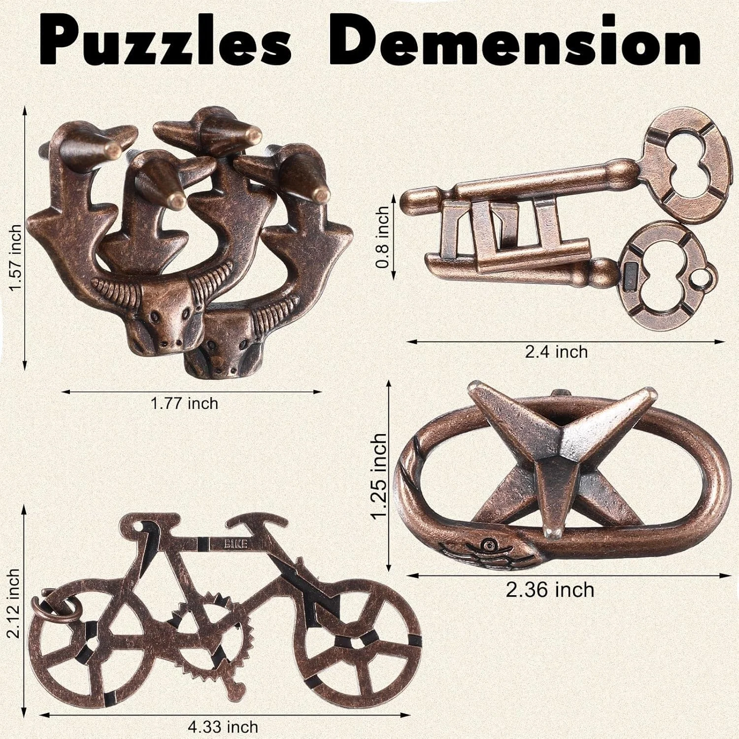 NALACAL مجموعه 9 عددی پازل فلزی، پازل فکری فولادی، پازل سه بعدی فلزی برای بزرگسالان، پازل درهم تنیده، بازی پازل فکری بزرگسالان، اسباب بازی های پازل آموزشی IQ، اسباب بازی هوشمند (سبک نفیس)
