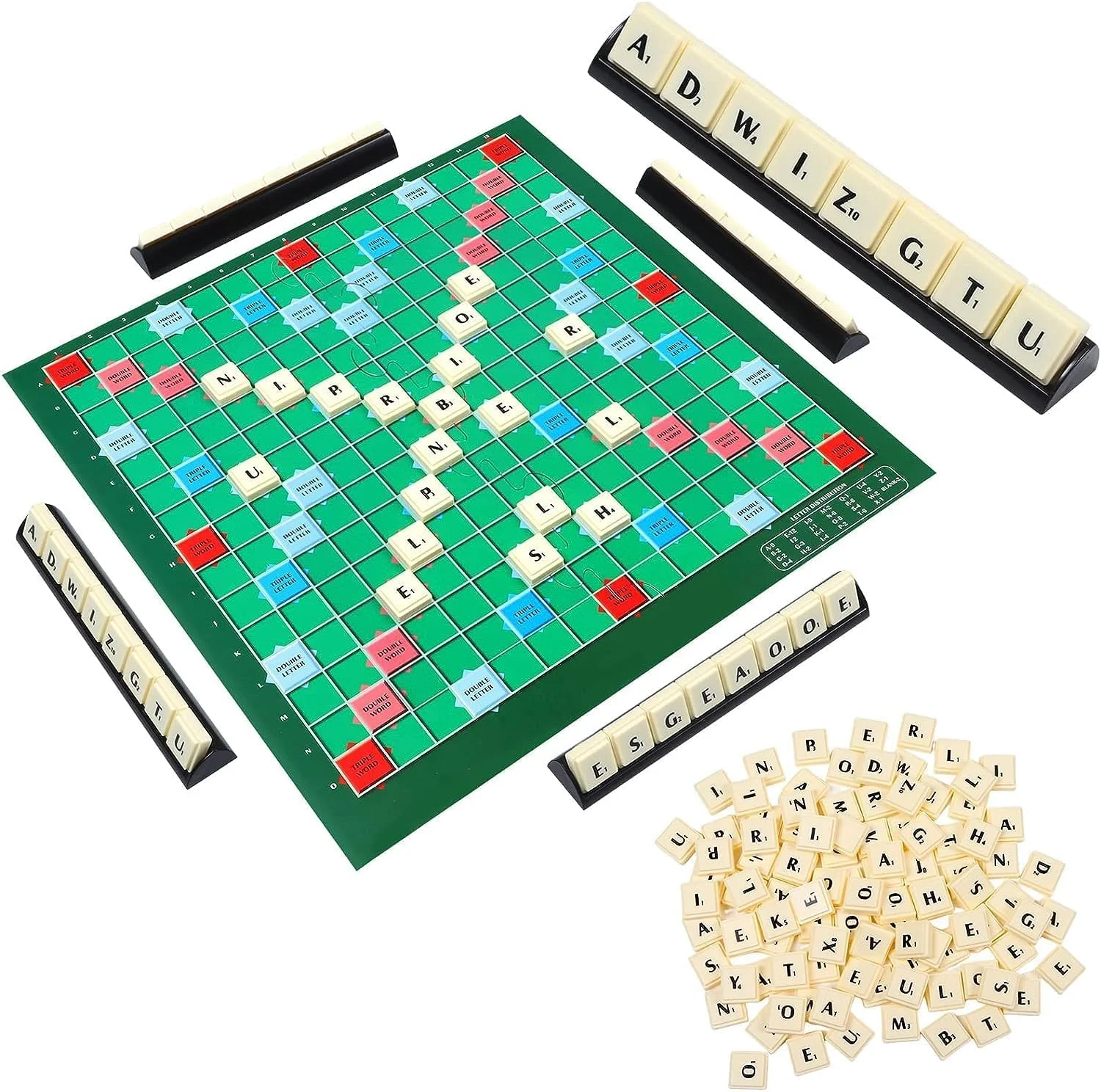 بازی تخته ای حروف NALACAL، بازی کلاسیک املای کلمات با تطبیق حروف، بازی مسافرتی اصلی تطبیق حروف برای کودکان و بزرگسالان، چالش واژگان، اسباب بازی