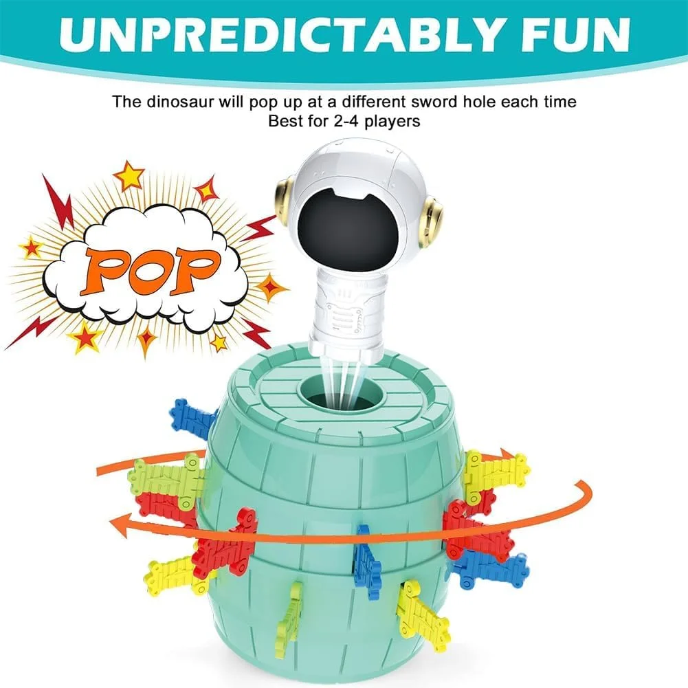 بازی پاپ آپ مینیاتوری NALACAL برای کودکان، بازی تخته ای سرگرم کننده خانوادگی، بازی دایناسور، بازی پاپ آپ تعاملی، فعالیت رقابتی مهمانی برای کودکان نوپا - اندازه بسیار کوچک و مینی
