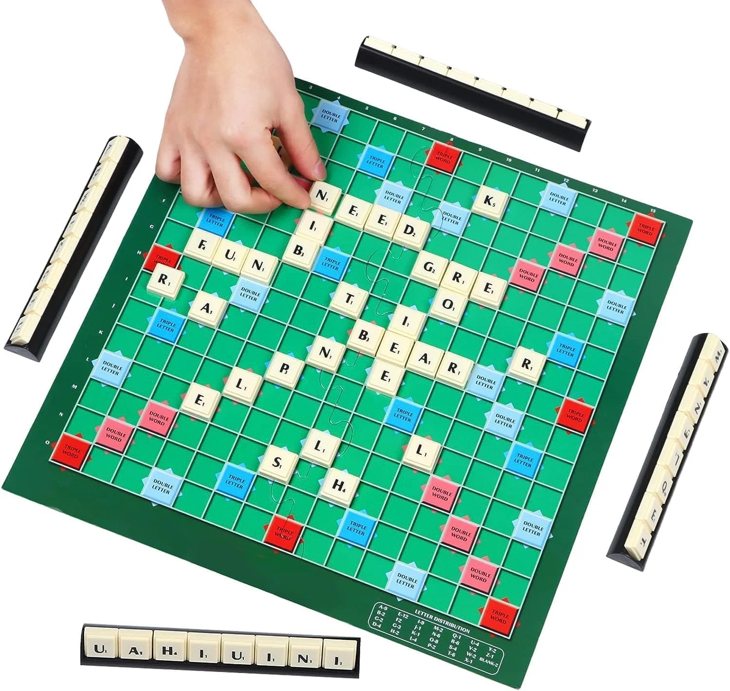 بازی تخته ای حروف NALACAL، بازی کلاسیک املای کلمات با تطبیق حروف، بازی مسافرتی اصلی تطبیق حروف برای کودکان و بزرگسالان، چالش واژگان، اسباب بازی