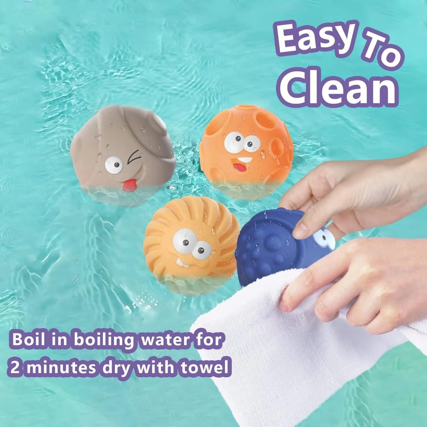 مجموعه 23 تکه اسباب بازی کودک AM ANNA، اسباب بازی های مونته سوری برای کودکان 6-12 ماهه، بلوک های ساختمانی چیدنی برای کودکان 1-3 ساله، اسباب بازی نرم برای نوزادان 0-6 ماهه، توپ حسی برای 0-3-6-9-12 ماهه