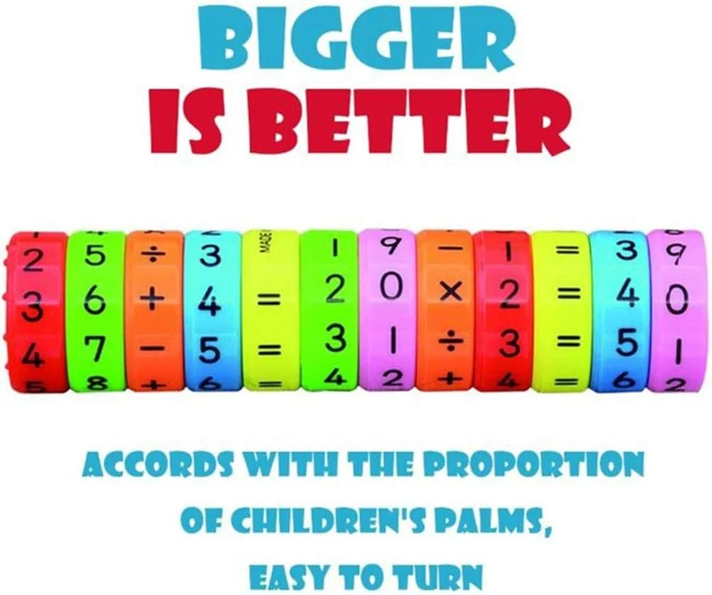 اسباب بازی ریاضی آهنربایی AM ANNA، 2 مجموعه / 12 قطعه اعداد و نمادهای آهنربایی، بلوک های ریاضی رنگارنگ برای آموزش مهارت های ریاضی، مناسب برای یخچال