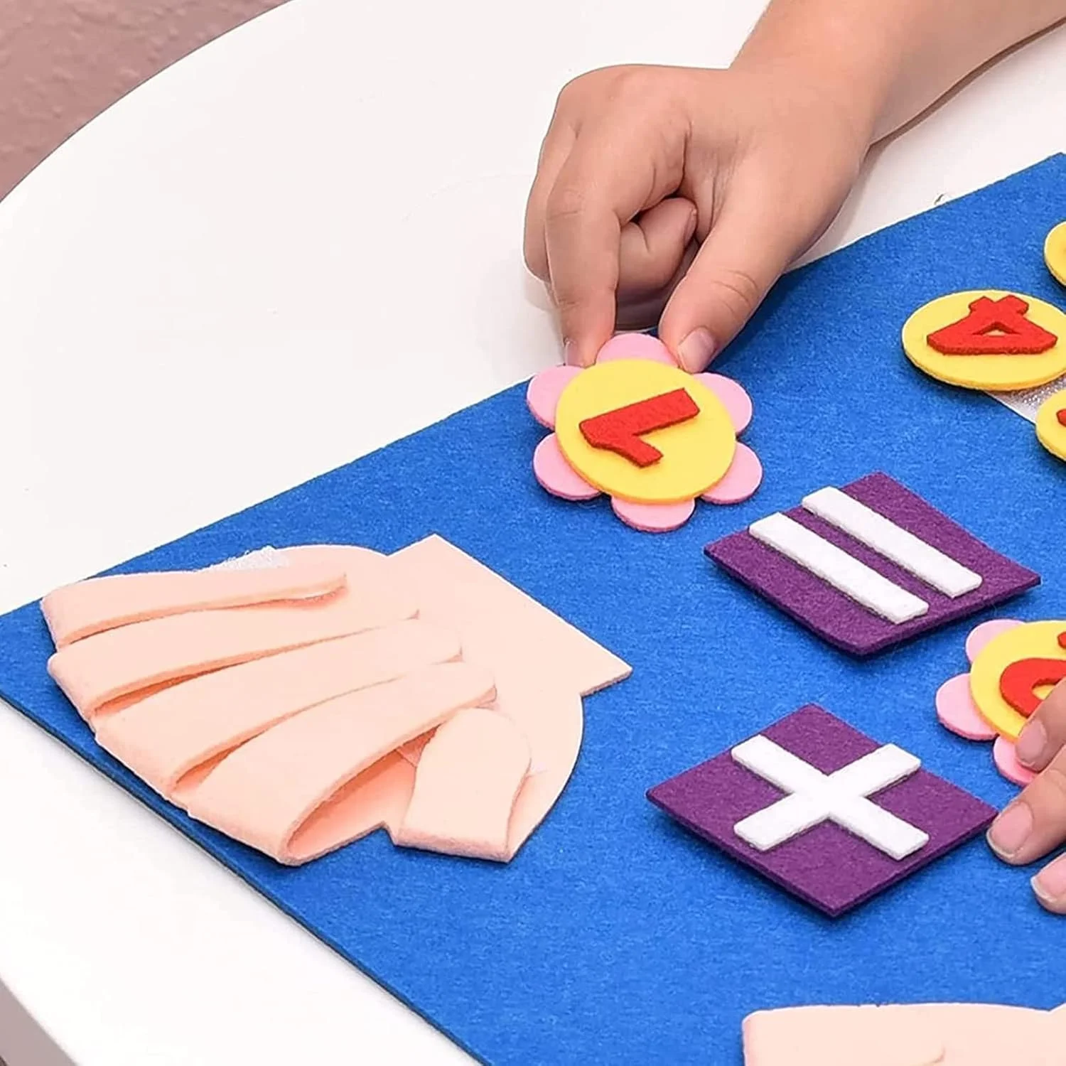 اسباب بازی آموزشی نمدی مونته سوری AM ANNA برای یادگیری اعداد، شمارش انگشتی، تخته نمدی ریاضی، بازی مسافرتی پیش دبستانی، فعالیت هدیه برای کودکان 3+ سال (آبی) اسباب بازی آموزشی نمدی مونته سوری AM ANNA برای یادگیری اعداد، شمارش انگشتی، تخته نمدی ریاضی، بازی مسافرتی پیش دبستانی، فعالیت هدیه برای کودکان 3+ سال (آبی)