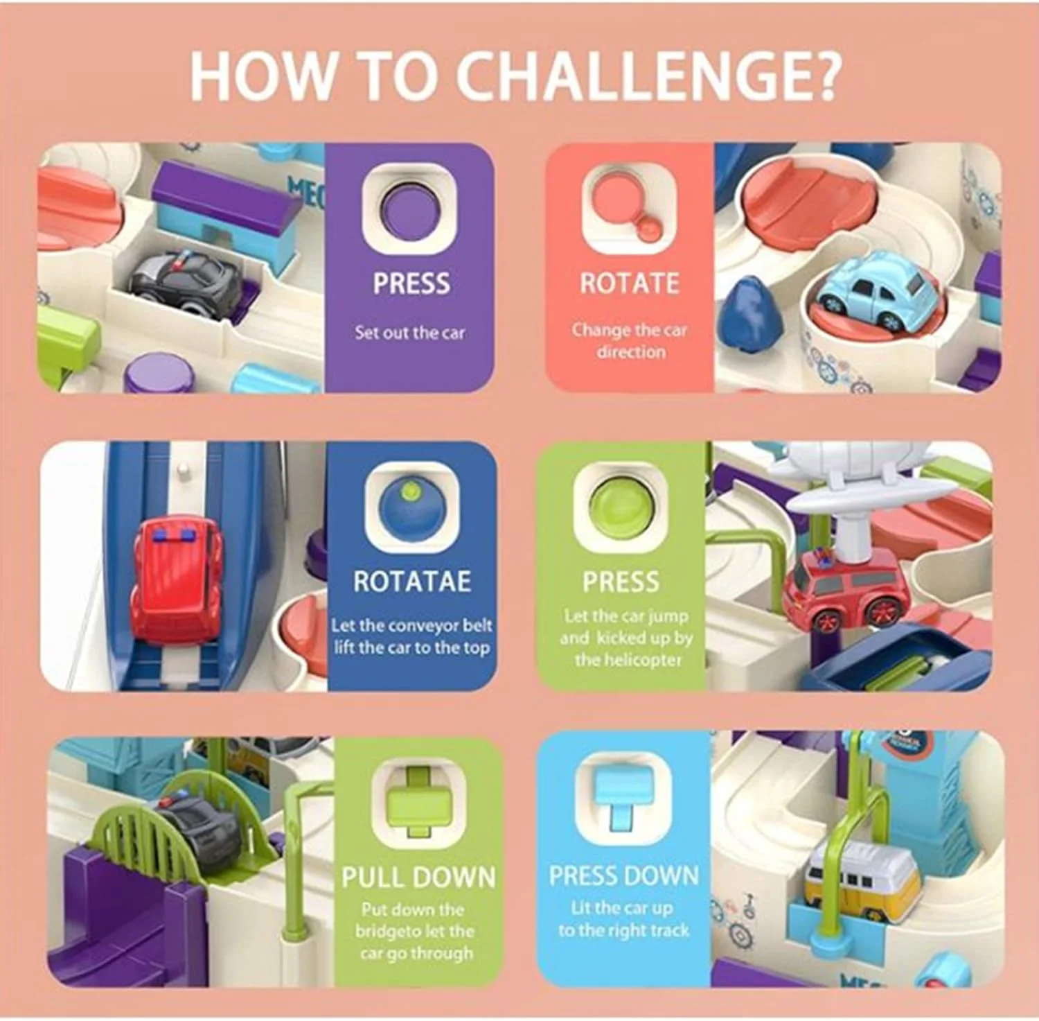 اسباب بازی ماجراجویی ماشین AM ANNA، اسباب بازی نجات شهر، اسباب بازی های آموزشی برای کودکان، پیست مسابقه برای پسران، مجموعه بازی پیست ماشین مسابقه تعاملی والدین و کودک برای پسران و دختران 2، 3، 4، 5، 6، 7، 8 ساله اسباب بازی ماجراجویی ماشین AM ANNA، اسباب بازی نجات شهر، اسباب بازی های آموزشی برای کودکان، پیست مسابقه برای پسران، مجموعه بازی پیست ماشین مسابقه تعاملی والدین و کودک برای پسران و دختران 2، 3، 4، 5، 6، 7، 8 ساله