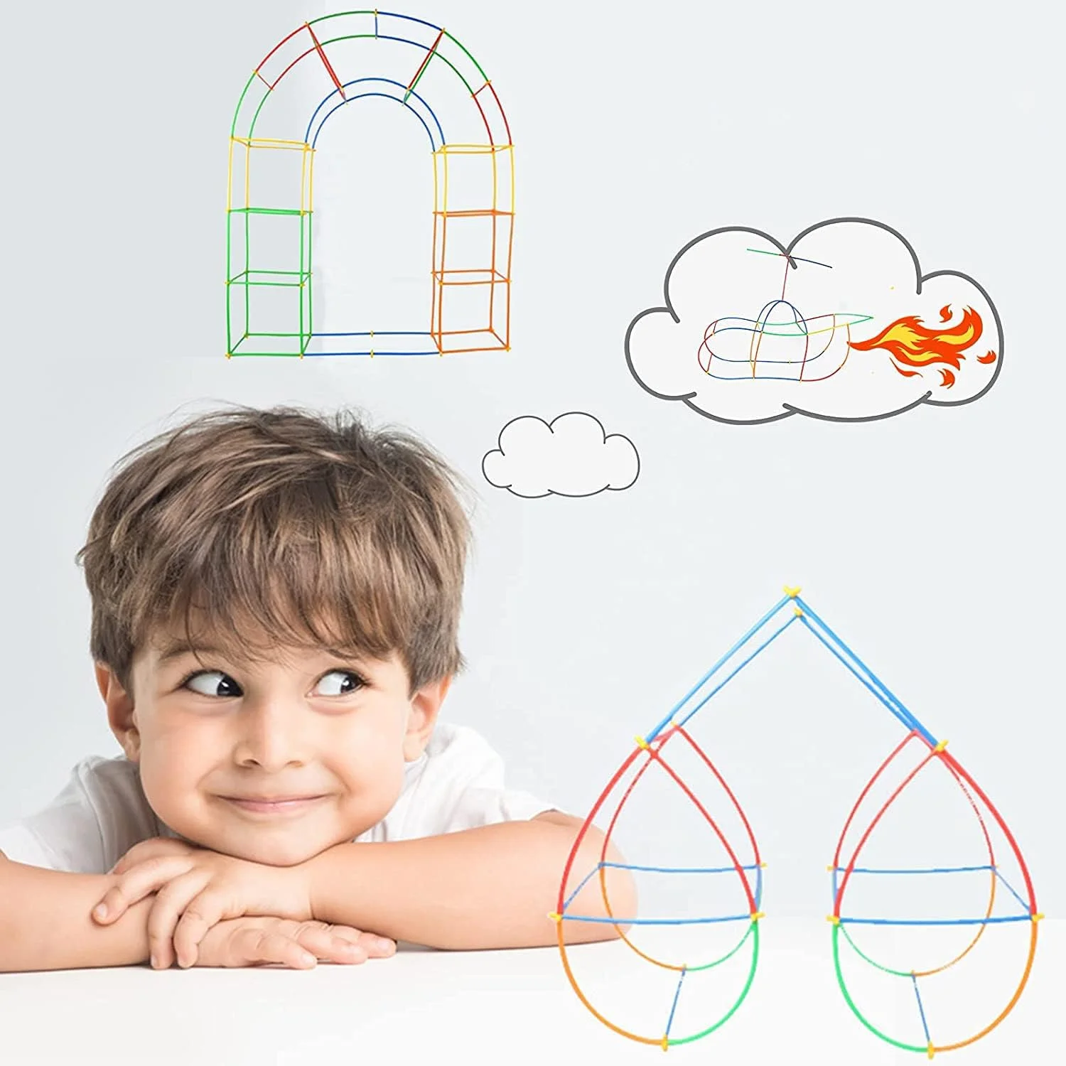 اسباب بازی های ساختنی نی و اتصالات AM ANNA، مجموعه 500 قطعه نی و اتصال دهنده، اسباب بازی های مهندسی پلاستیکی رنگارنگ برای تقویت مهارت های حرکتی، بهترین اسباب بازی های آموزشی برای پسران و دختران 3 تا 12 سال اسباب بازی های ساختنی نی و اتصالات AM ANNA، مجموعه 500 قطعه نی و اتصال دهنده، اسباب بازی های مهندسی پلاستیکی رنگارنگ برای تقویت مهارت های حرکتی، بهترین اسباب بازی های آموزشی برای پسران و دختران 3 تا 12 سال