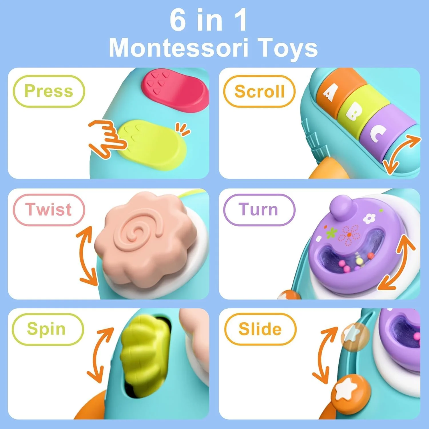 مکعب فعالیت فیل کودک AM ANNA، اسباب بازی مونته سوری مکعب شلوغ نوزاد 1 ساله، اسباب بازی مسافرتی هواپیمای صندلی ماشین کودک نوپا، اسباب بازی های آموزشی مهارت های حرکتی حسی برای 12 تا 18 ماهگی مکعب فعالیت فیل کودک AM ANNA، اسباب بازی مونته سوری مکعب شلوغ نوزاد 1 ساله، اسباب بازی مسافرتی هواپیمای صندلی ماشین کودک نوپا، اسباب بازی های آموزشی مهارت های حرکتی حسی برای 12 تا 18 ماهگی