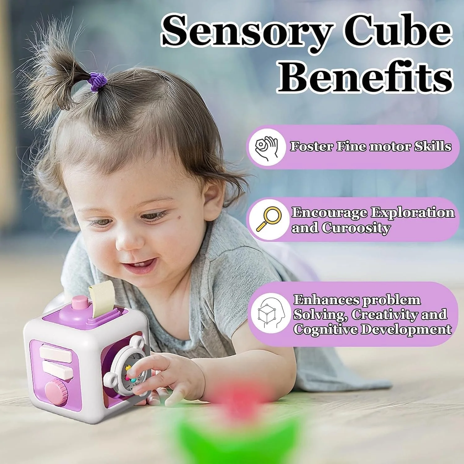 مکعب اسباب بازی آموزشی کودک AM ANNA مناسب برای کودکان 1 ساله، اسباب بازی حسی مونته سوری برای کودکان 1 تا 3 سال، تقویت مهارت های حرکتی و یادگیری، اسباب بازی مسافرتی صندلی ماشین نوزاد، هدیه تولد برای دختر و پسر 12 ماهه به بالا (بنفش) مکعب اسباب بازی آموزشی کودک AM ANNA مناسب برای کودکان 1 ساله، اسباب بازی حسی مونته سوری برای کودکان 1 تا 3 سال، تقویت مهارت های حرکتی و یادگیری، اسباب بازی مسافرتی صندلی ماشین نوزاد، هدیه تولد برای دختر و پسر 12 ماهه به بالا (بنفش)