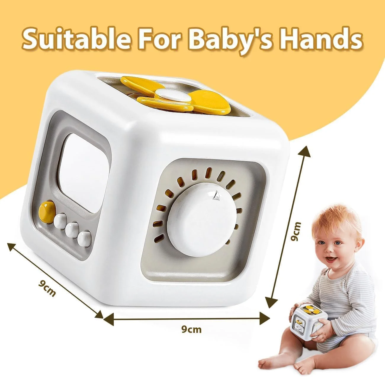 مکعب سرگرمی 6 در 1 AM ANNA برای کودکان نوپا 1+ سال، اسباب بازی مسافرتی برای کودکان 1-3 سال، هدیه آموزشی و پرورشی برای تولد یک سالگی پسران و دختران 12 ماه + مکعب سرگرمی 6 در 1 AM ANNA برای کودکان نوپا 1+ سال، اسباب بازی مسافرتی برای کودکان 1-3 سال، هدیه آموزشی و پرورشی برای تولد یک سالگی پسران و دختران 12 ماه +