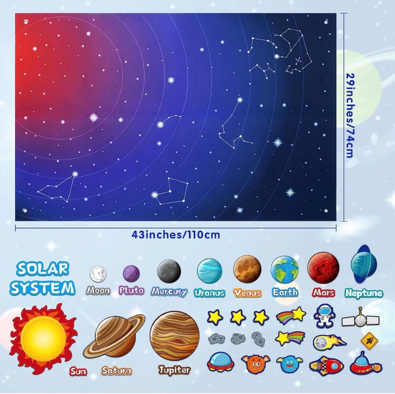 مجموعه ۴۰ عددی سیارات منظومه شمسی AM ANNA، صفحه نمدی منظومه سیارات برای کودکان نوپا، مجموعه داستان تخته نمدی فلانل برای کودکان، مرکز آموزش زودهنگام پیش دبستانی ۳.۵ فوتی برای اسباب بازی های سیاره ای کلاس درس (منظومه شمسی) مجموعه ۴۰ عددی سیارات منظومه شمسی AM ANNA، صفحه نمدی منظومه سیارات برای کودکان نوپا، مجموعه داستان تخته نمدی فلانل برای کودکان، مرکز آموزش زودهنگام پیش دبستانی ۳.۵ فوتی برای اسباب بازی های سیاره ای کلاس درس (منظومه شمسی)