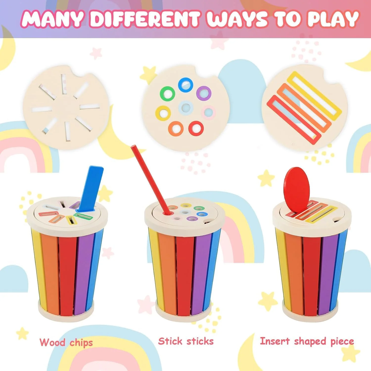 اسباب بازی چوبی مرتب سازی رنگ AM ANNA برای کودکان نوپا، اسباب بازی های 3 در 1 مونته سوری برای کودکان 1 2 3 ساله، اسباب بازی حسی مهارت های حرکتی ظریف چوبی، اسباب بازی های آموزشی پیش دبستانی هدیه 1-3 برای کریسمس تولد اسباب بازی چوبی مرتب سازی رنگ AM ANNA برای کودکان نوپا، اسباب بازی های 3 در 1 مونته سوری برای کودکان 1 2 3 ساله، اسباب بازی حسی مهارت های حرکتی ظریف چوبی، اسباب بازی های آموزشی پیش دبستانی هدیه 1-3 برای کریسمس تولد