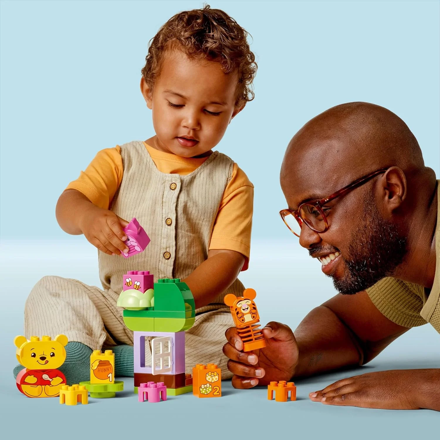 لگو دوپلو | مهمانی تولد وینی پو دیزنی - اسباب بازی ساختنی آموزشی با 3 فیگور شامل تیگر و پیگلت - ایده هدیه تولد برای کودکان نوپا 1.5 سال به بالا، پسران و دختران 10457