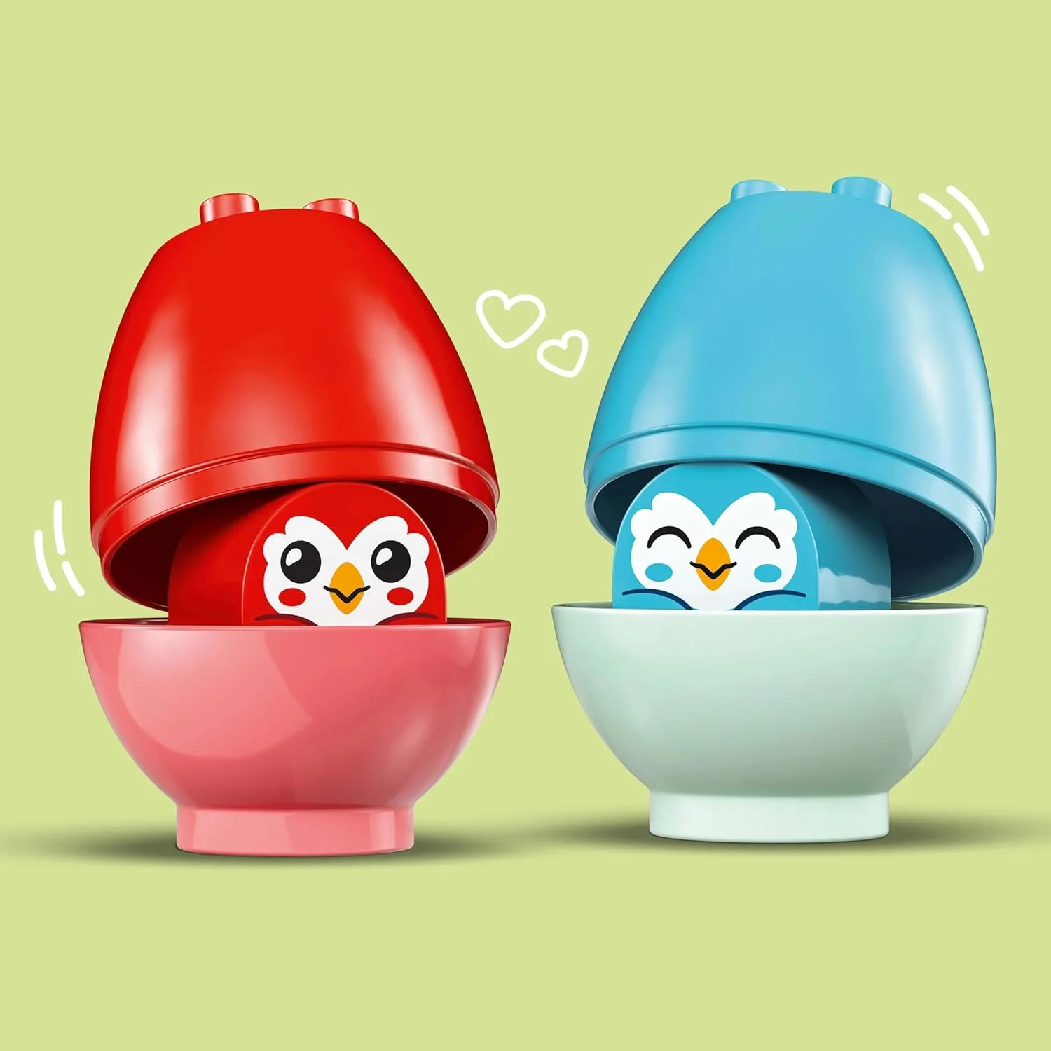 لگو دوپلو اولین درخت تعادلی و چیدنی من، اسباب بازی های آموزشی برای پسران و دختران 1.5 سال به بالا، مجموعه یادگیری کودکان نوپا با 2 فیگور پرنده، بازی خلاقانه را تشویق می کند، 10440