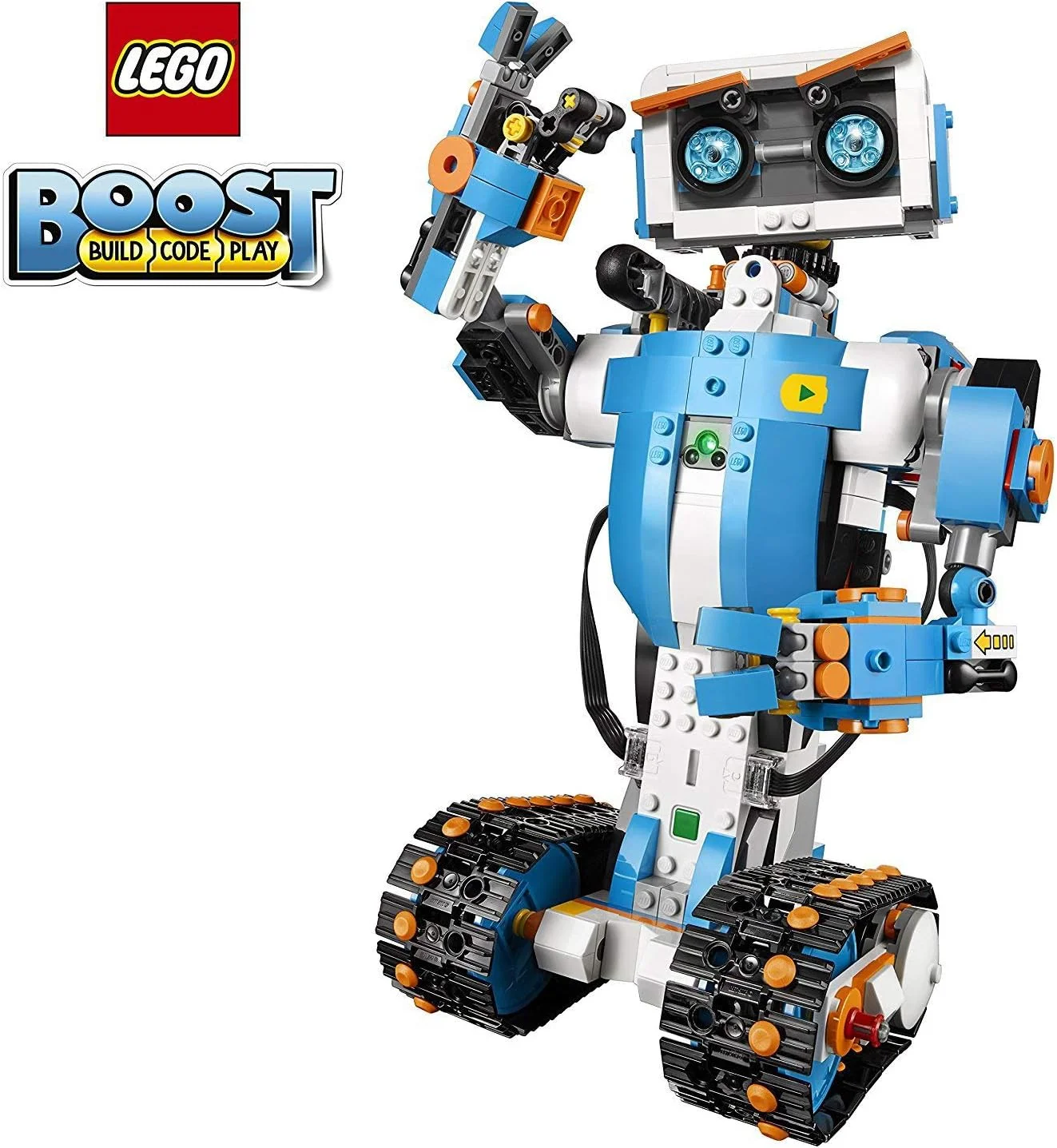جعبه ابزار خلاقانه LEGO Boost 17101، مجموعه ساخت ربات سرگرم کننده و کیت کدنویسی آموزشی برای کودکان، اسباب بازی یادگیری STEM برنده جایزه (847 قطعه)