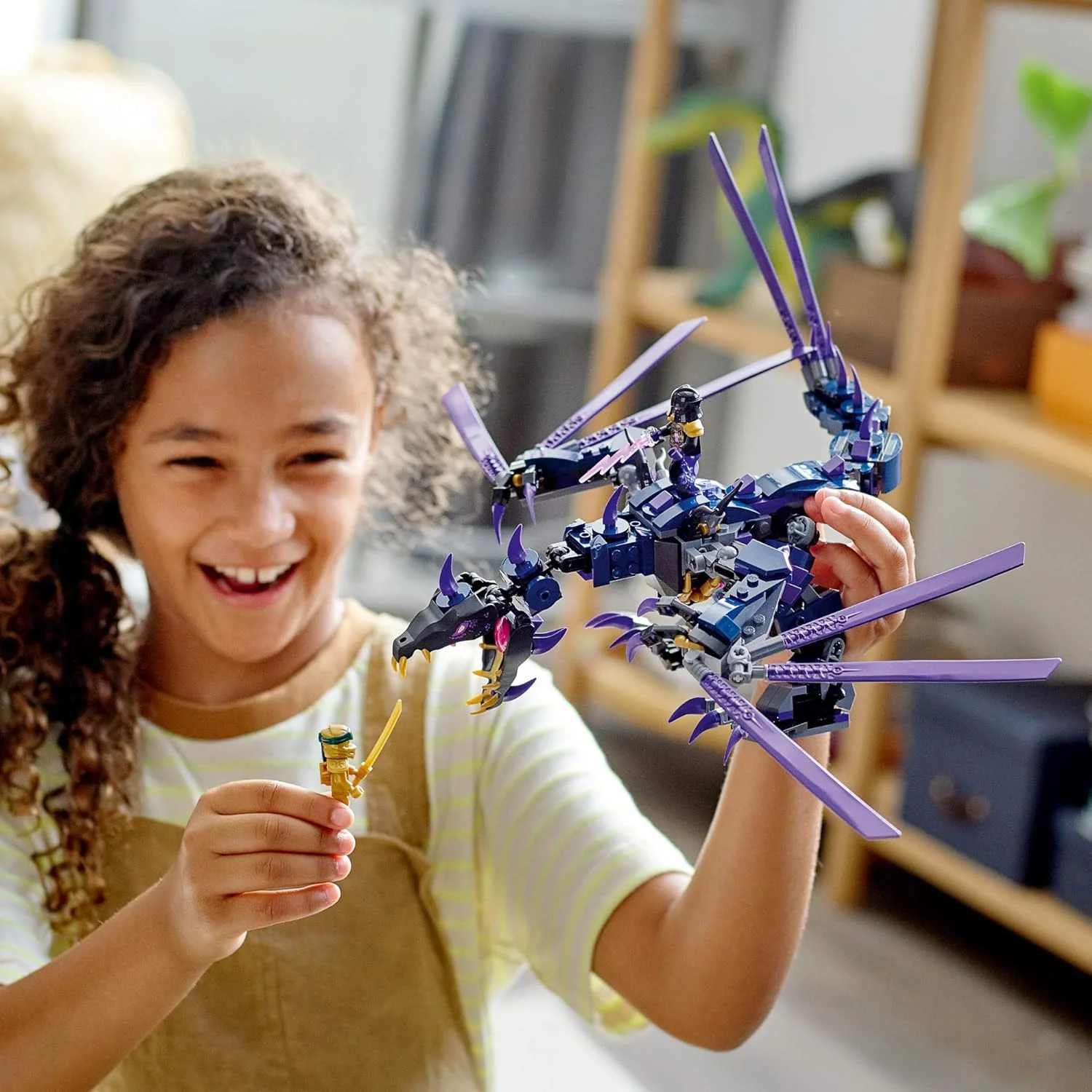 لگو نینجاگو میراث اژدهای ارباب 71742، کیت ساخت اسباب بازی نینجا با اژدهای مفصلی، مدل جدید 2021 (372 قطعه)