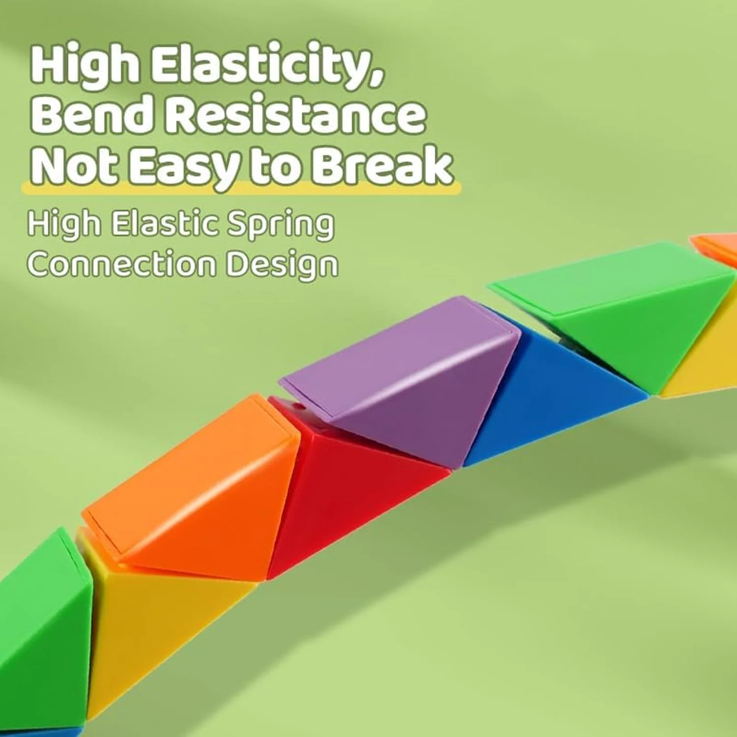 پازل پیچشی مکعب مار جادویی | اسباب بازی آموزشی برای کودکان | پازل فکری رنگین کمانی برای کودکان و مهد کودک