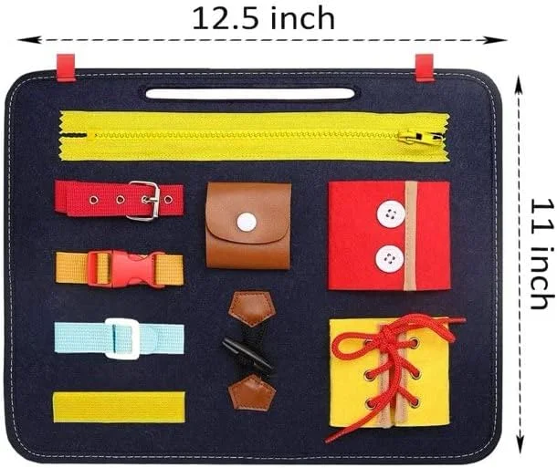 بورد آموزشی کودک نوپا AMERTEER، کتاب آموزشی اسباب بازی مونته سوری 1-4 سال، اسباب بازی حسی مسافرتی با حروف الفبا، زیپ و بند کفش - بورد یادگیری مهارت های حرکتی ظریف آموزشی برای هواپیما