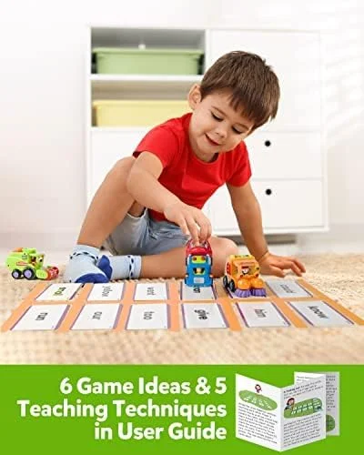 فلش کارت های آموزشی لغات Coogam 520، اسباب بازی آموزشی مونته سوری Dolch Fry با فرکانس بالا برای پیش دبستانی، مهد کودک، کلاس اول، دوم، سوم دبستان و آموزش در منزل