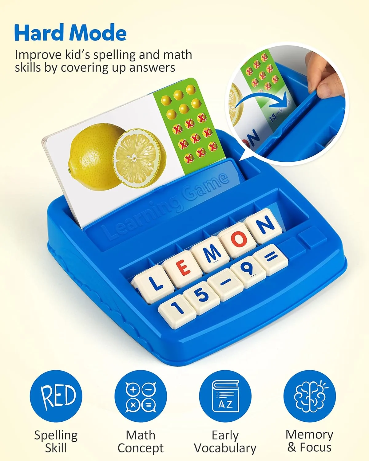 بازی تطبیق حروف کوگام، کارت های آموزشی الفبا و املای کلمات، پازل اعداد ریاضی، اسباب بازی های آموزشی مونته سوری برای یادگیری زودهنگام کودکان 3، 4 و 5 ساله