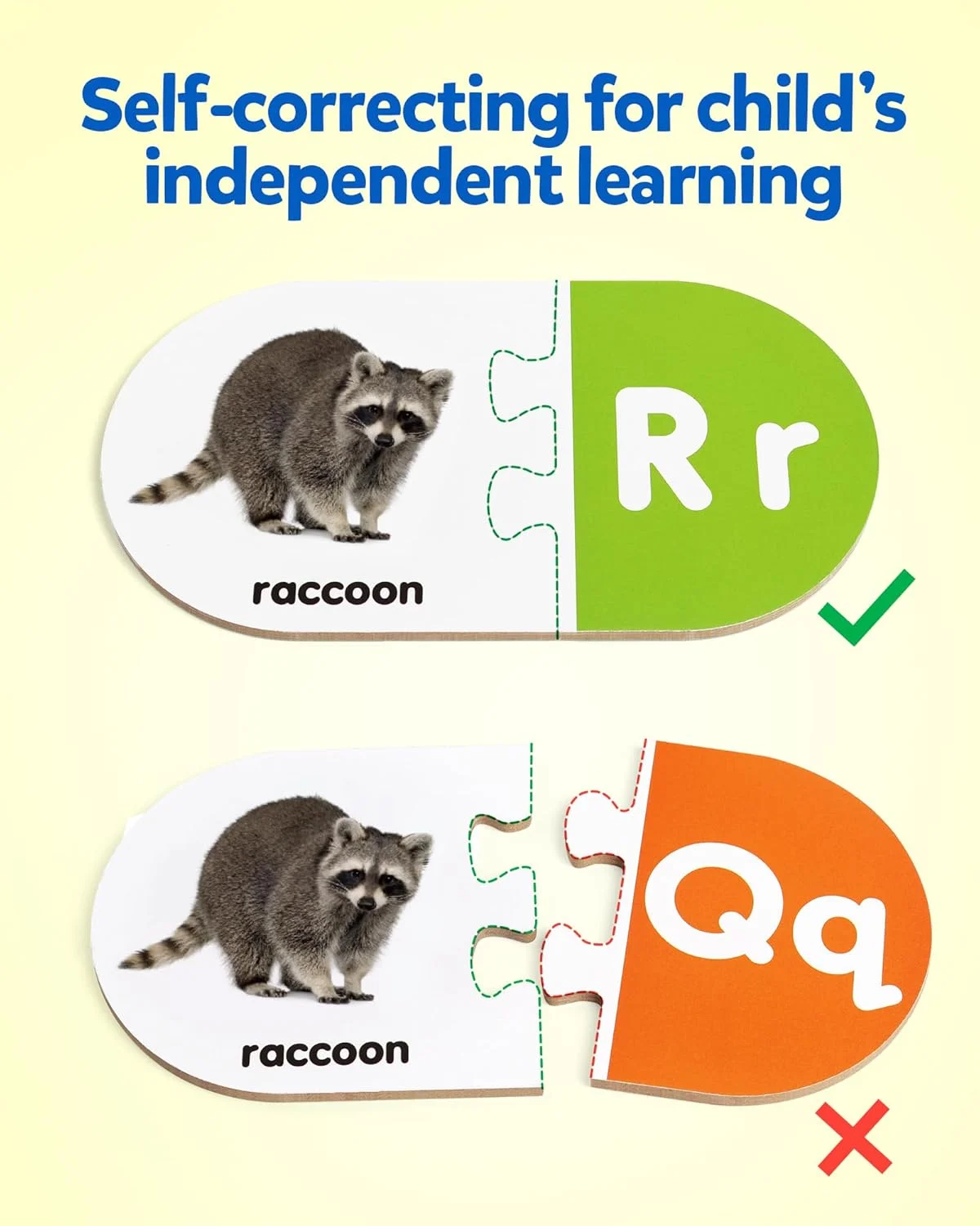 کارت های تطبیق الفبا و اعداد کوگام، 36 عدد کارت بازی تطبیق کلمات دیداری حروف و اعداد، فعالیت های یادگیری، اسباب بازی آموزشی حرکتی ظریف مونته سوری برای پیش دبستانی و مهد کودک 3، 4 و 5 ساله