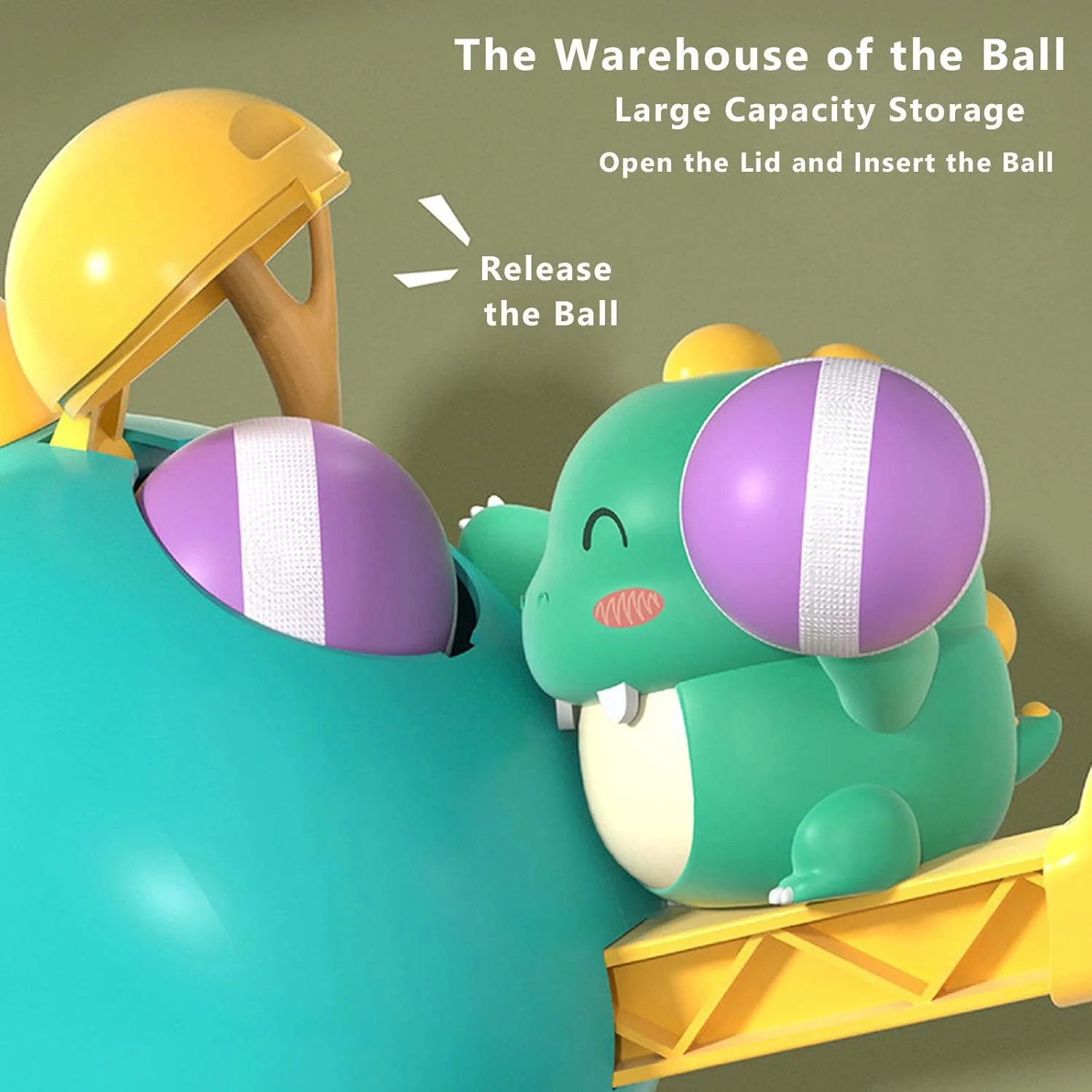 بازی تیراندازی به هدف برای کودکان، هدف تیراندازی ایمن دایناسور با 30 توپ چسبنده، 1 تفنگ اسباب بازی دایناسور، بازی ایمن داخل و خارج از خانه برای پسران و دختران 4 5 6 7 8 ساله (B)