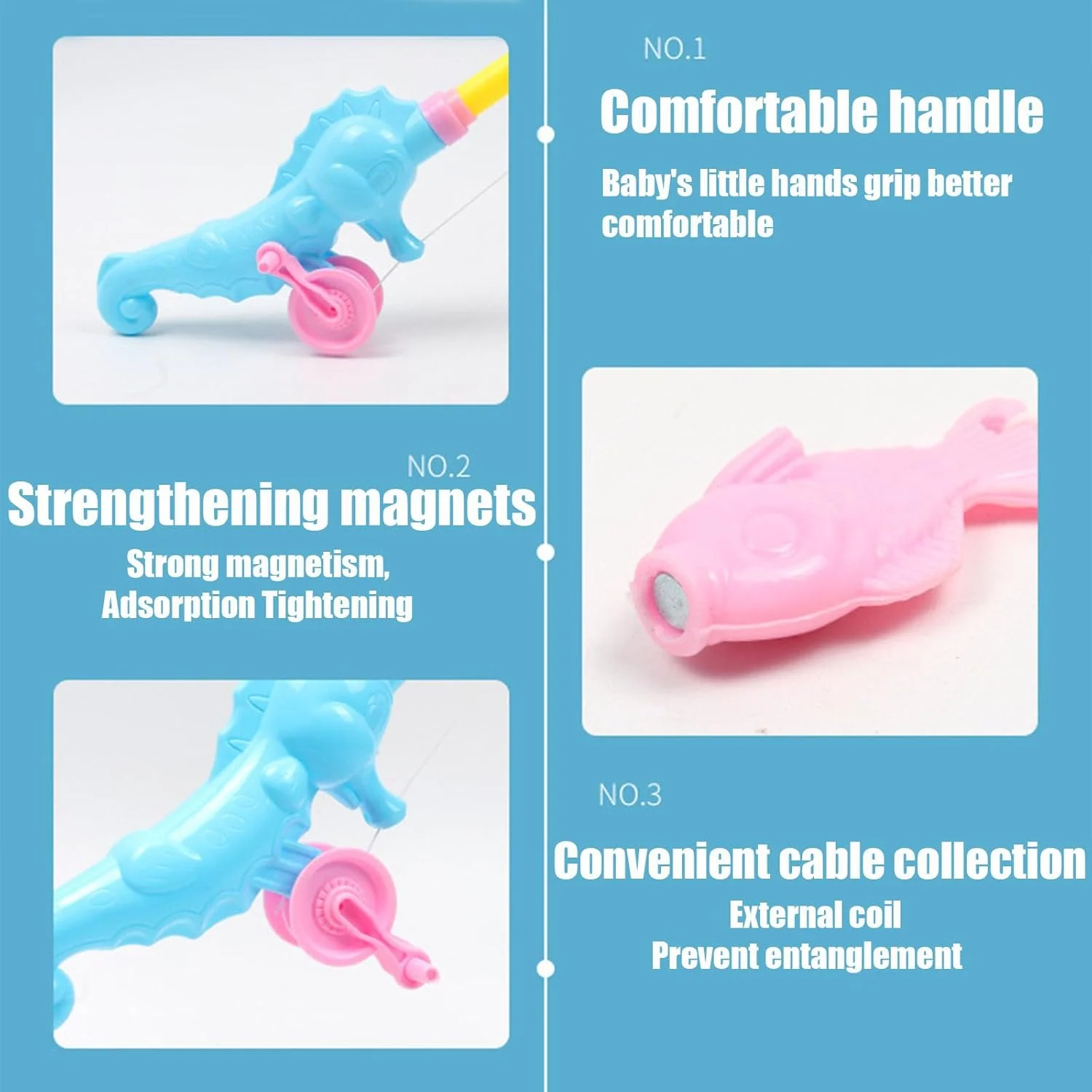 مجموعه اسباب بازی ماهیگیری مغناطیسی Beauenty برای کودکان | مناسب میز آبی، وان حمام، مهمانی استخر کودکان، همراه با میله، تور، ماهی های شناور پلاستیکی، حیوانات رنگارنگ اقیانوسی و دریایی، هدیه تولد برای کودکان 3، 4، 5 و 6 ساله مجموعه اسباب بازی ماهیگیری مغناطیسی Beauenty برای کودکان | مناسب میز آبی، وان حمام، مهمانی استخر کودکان، همراه با میله، تور، ماهی های شناور پلاستیکی، حیوانات رنگارنگ اقیانوسی و دریایی، هدیه تولد برای کودکان 3، 4، 5 و 6 ساله