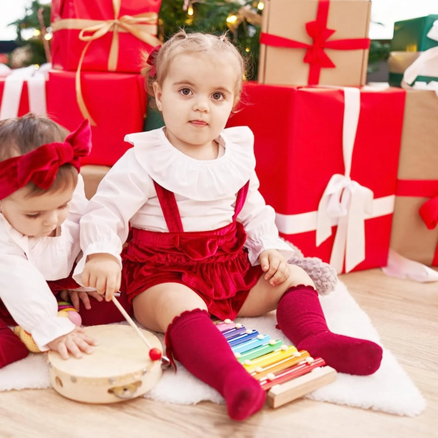 اسباب بازی زایلوفون چوبی AWH برای کودکان - ساز موسیقی آموزشی به سبک پیانو برای کودکان نوپا و پیش دبستانی، ایده آل برای یادگیری اولیه و بازی خلاقانه