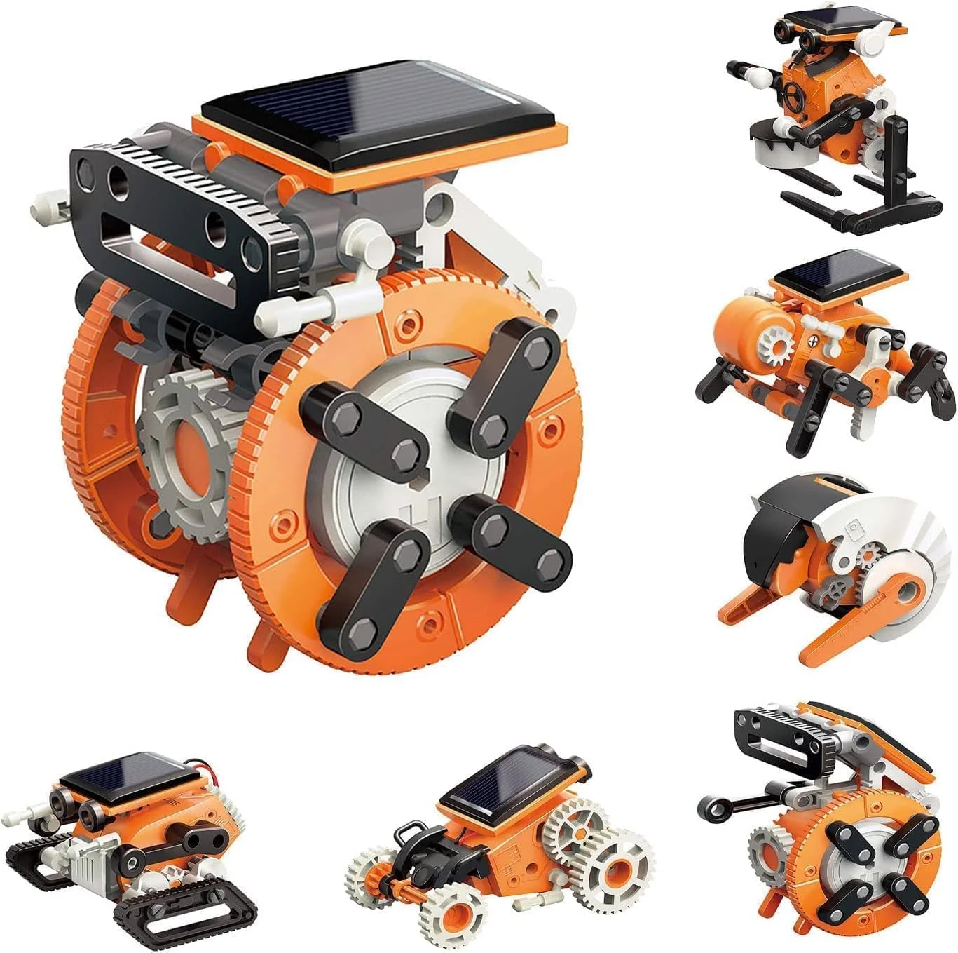 کیت ربات خورشیدی 7 در 1 – مجموعه آموزشی STEM، کیت آزمایش علمی DIY با انرژی خورشیدی، اسباب بازی یادگیری مهندسی خلاقانه برای پسران و دختران 8 تا 10 ساله - رنگ های مختلف