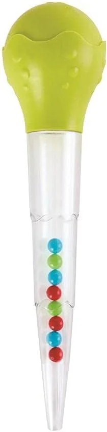 ست مهره سازی رنگارنگ فشاری و پاششی Hape Kids برای بازی سرگرم کننده با آب | اسباب بازی های ساحل و حمام | ایده آل برای کودکان نوپا 18 ماهه و بالاتر | مواد ایمن برای کودک