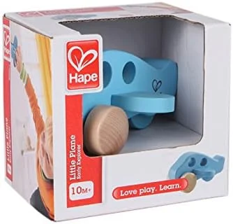 هواپیمای چوبی کوچک Hape | اسباب بازی های آموزشی چوبی برای هدیه به کودکان نوپا هواپیمای چوبی کوچک Hape | اسباب بازی های آموزشی چوبی برای هدیه به کودکان نوپا