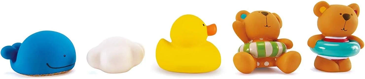 اسباب بازی های آب پاش حمام هاپه طرح خرس و دوستان | اسباب بازی آموزشی چند رنگ مناسب کودکان بالای 0 ماه