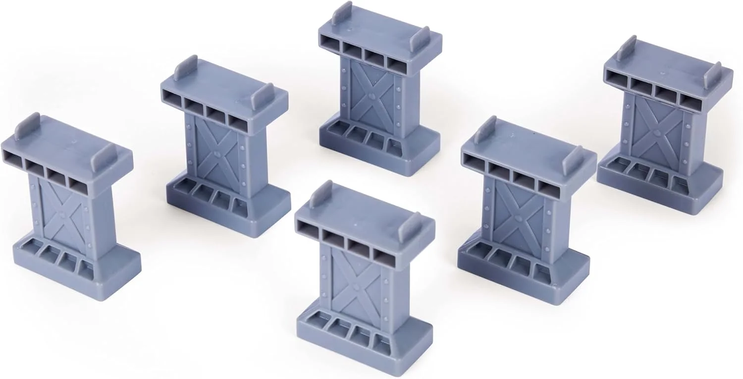 ست توسعه قطار چوبی 6 ستونی Hape - بازی آموزشی برای کودکان