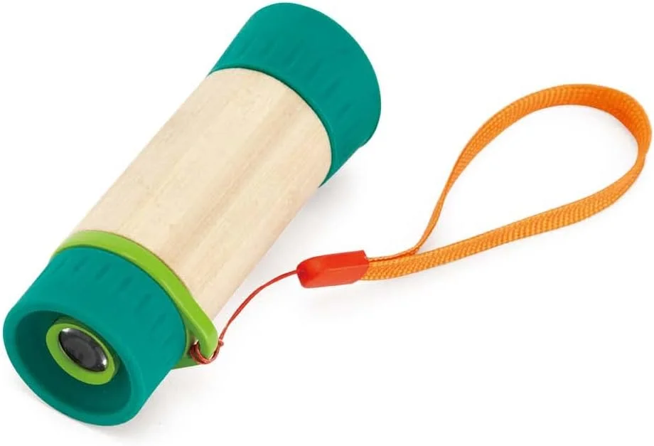 تلسکوپ قابل تنظیم Hape | ابزار جاسوسی بامبو برای کودکان با بزرگنمایی 8 برابر