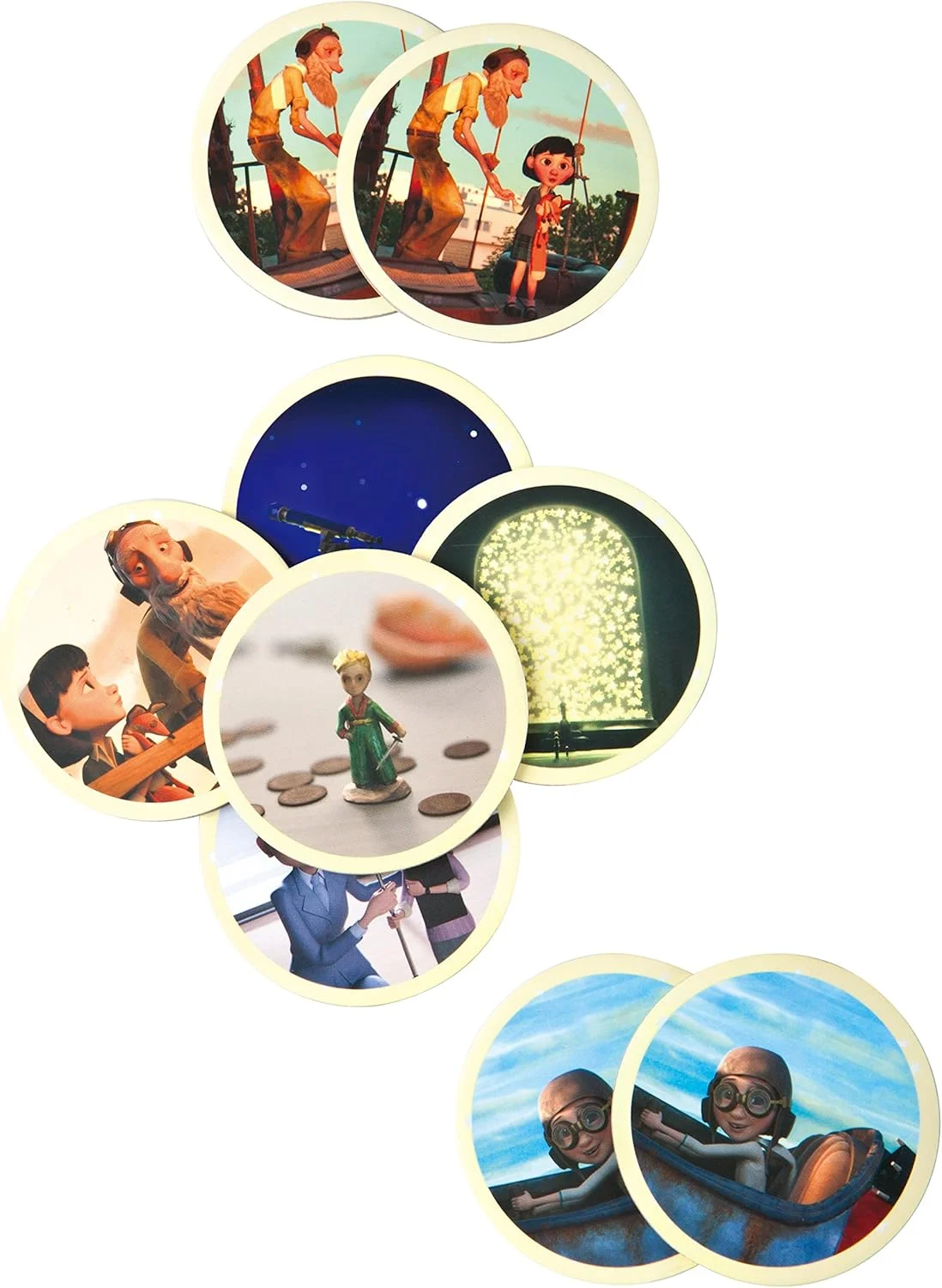 هاپه بازی فکری شاهزاده کوچولو، پازل، 3 سال به بالا - چند رنگ