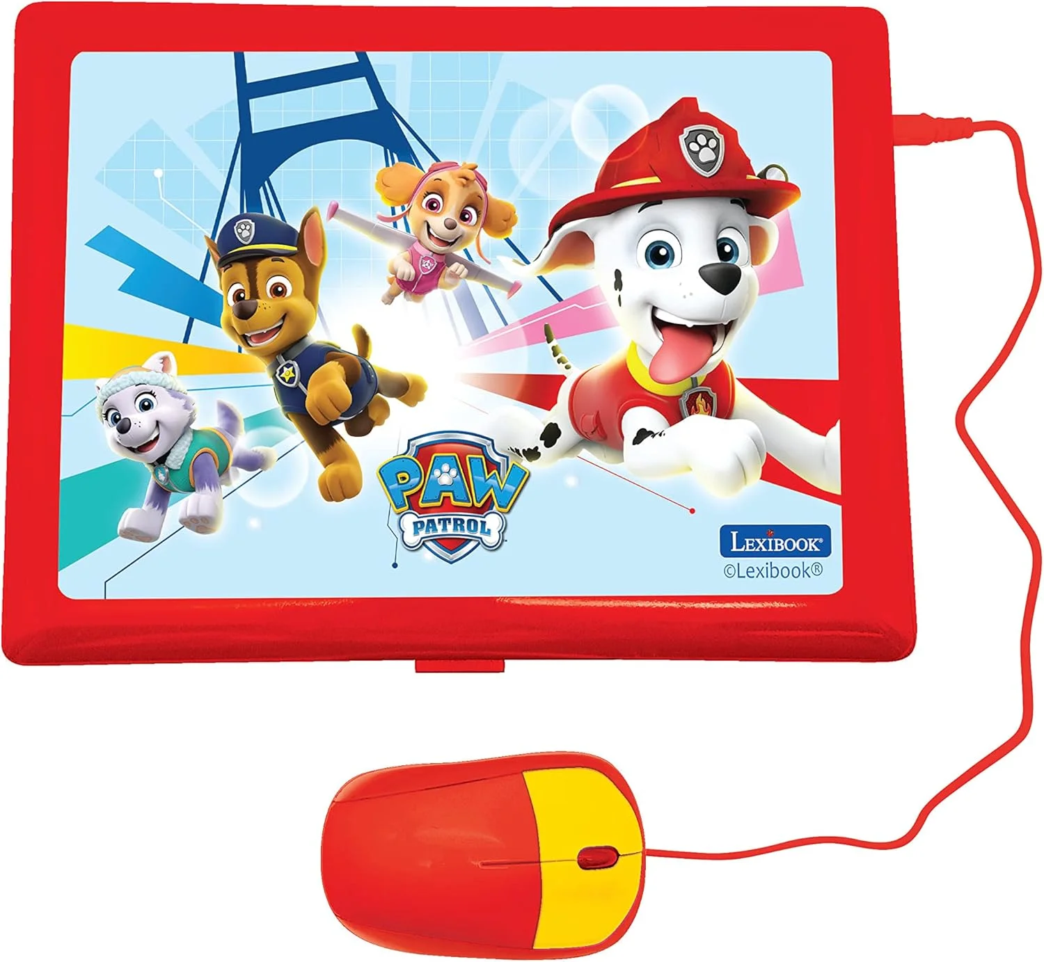 لپ تاپ آموزشی و دو زبانه Lexibook Paw Patrol اسلوونیایی/انگلیسی - اسباب بازی برای کودکان (پسران و دختران) 124 فعالیت، یادگیری، بازی و موسیقی - قرمز/آبی JC598PAi18 لپ تاپ آموزشی و دو زبانه Lexibook Paw Patrol اسلوونیایی/انگلیسی - اسباب بازی برای کودکان (پسران و دختران) 124 فعالیت، یادگیری، بازی و موسیقی - قرمز/آبی JC598PAi18