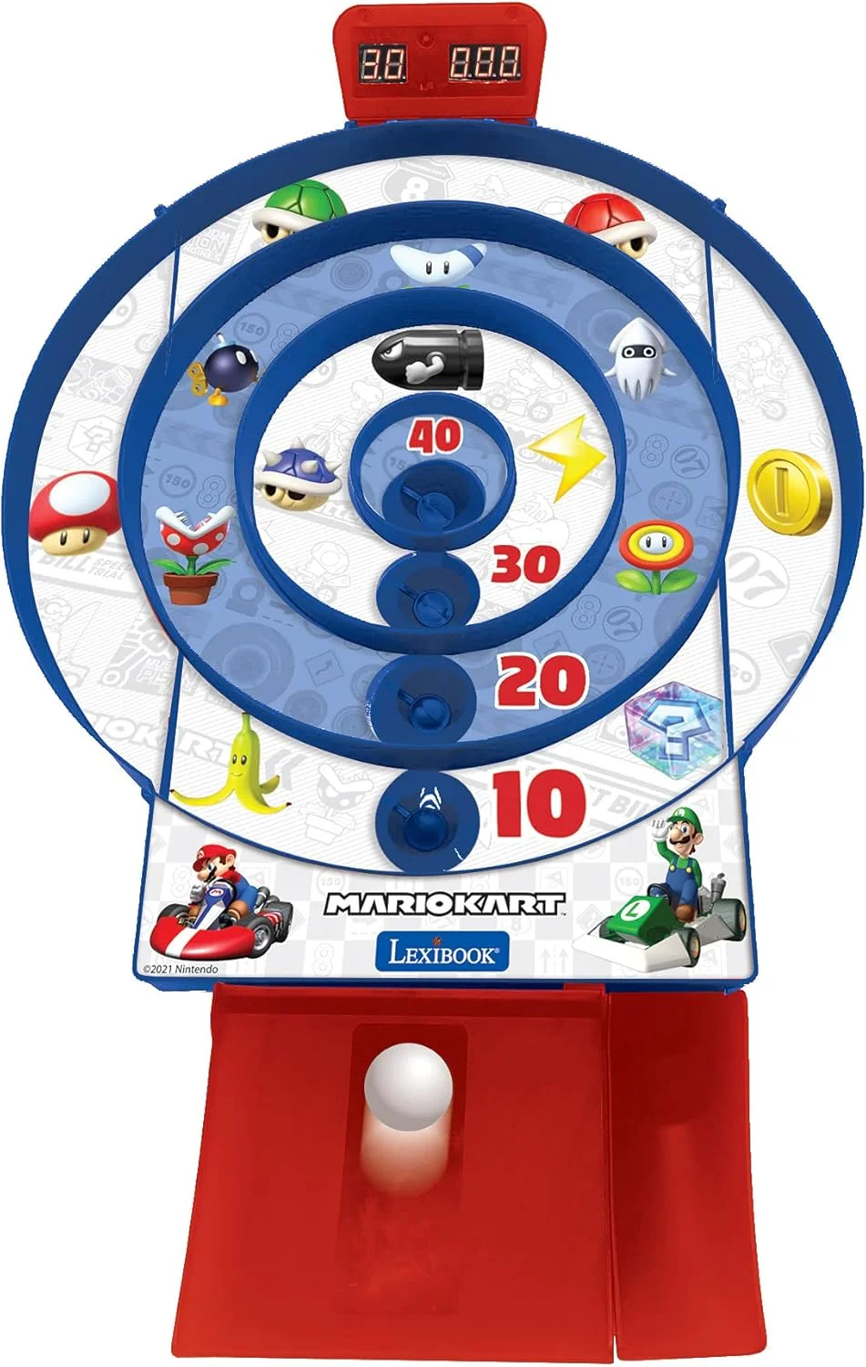بازی مهارتی الکترونیکی Lexibook Nintendo Mario Kart، اسکی بال، JG995NI بازی مهارتی الکترونیکی Lexibook Nintendo Mario Kart، اسکی بال، JG995NI