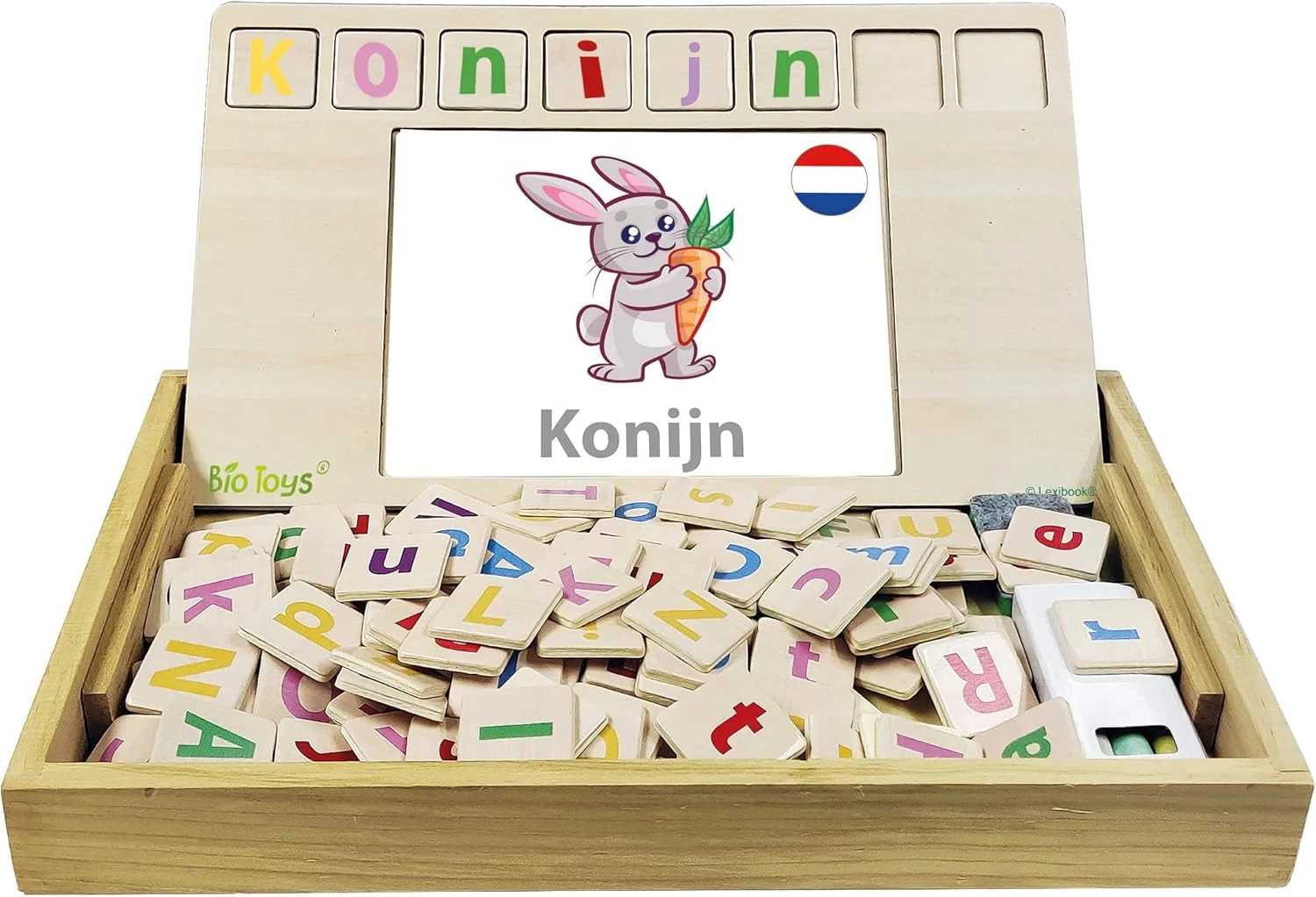 اسباب بازی های لکسی بوک Bio Toys Vocabulary، دو زبانه فرانسوی/هلندی، 50 کارت واژه، الفبا، EDU100i10 اسباب بازی های لکسی بوک Bio Toys Vocabulary، دو زبانه فرانسوی/هلندی، 50 کارت واژه، الفبا، EDU100i10