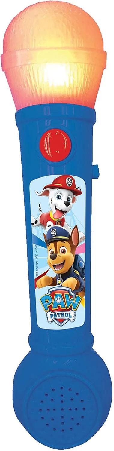 میکروفون نورپردازی Lexibook Paw Patrol با ملودی ها و جلوه های صوتی، آبی، قرمز MIC80PA میکروفون نورپردازی Lexibook Paw Patrol با ملودی ها و جلوه های صوتی، آبی، قرمز MIC80PA