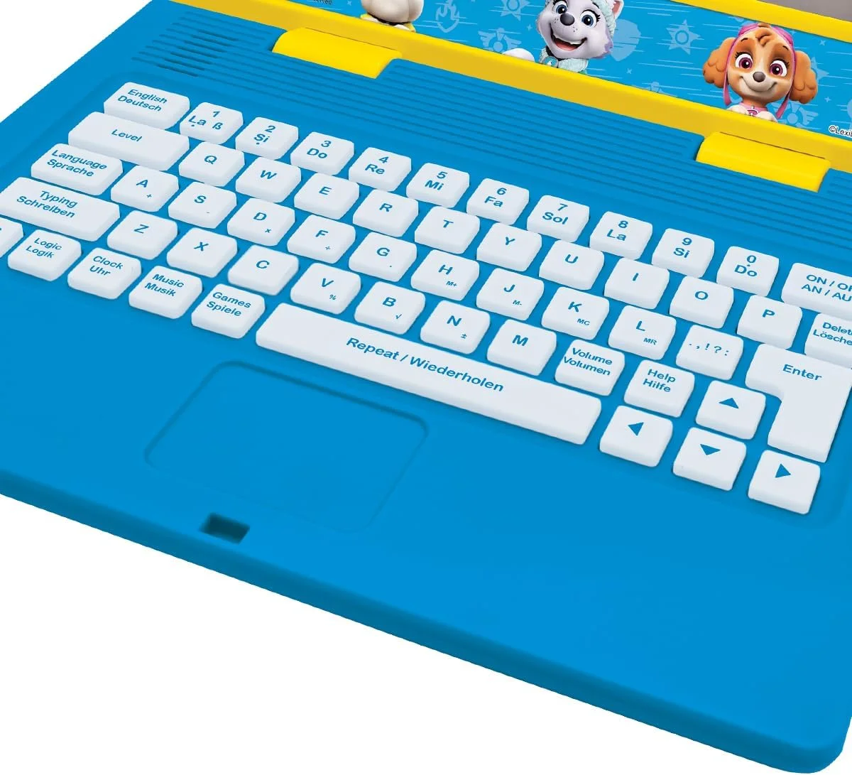 لپ تاپ آموزشی دو زبانه Lexibook, Paw Patrol (آلمانی/انگلیسی)، اسباب بازی برای کودکان، 170 فعالیت برای یادگیری، بازی و موسیقی، صفحه نمایش بزرگ، آبی/زرد، JC599PAi3 لپ تاپ آموزشی دو زبانه Lexibook, Paw Patrol (آلمانی/انگلیسی)، اسباب بازی برای کودکان، 170 فعالیت برای یادگیری، بازی و موسیقی، صفحه نمایش بزرگ، آبی/زرد، JC599PAi3