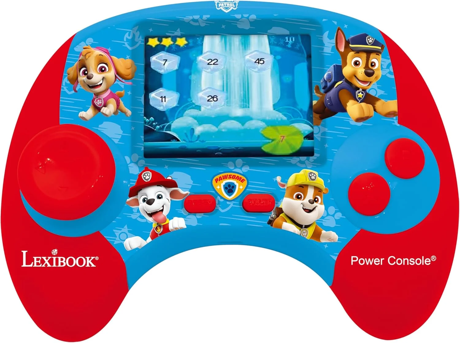 کنسول آموزشی دو زبانه Lexibook, Paw Patrol Power Console با 100 فعالیت به زبان انگلیسی/اسپانیایی, JCG100PAi2