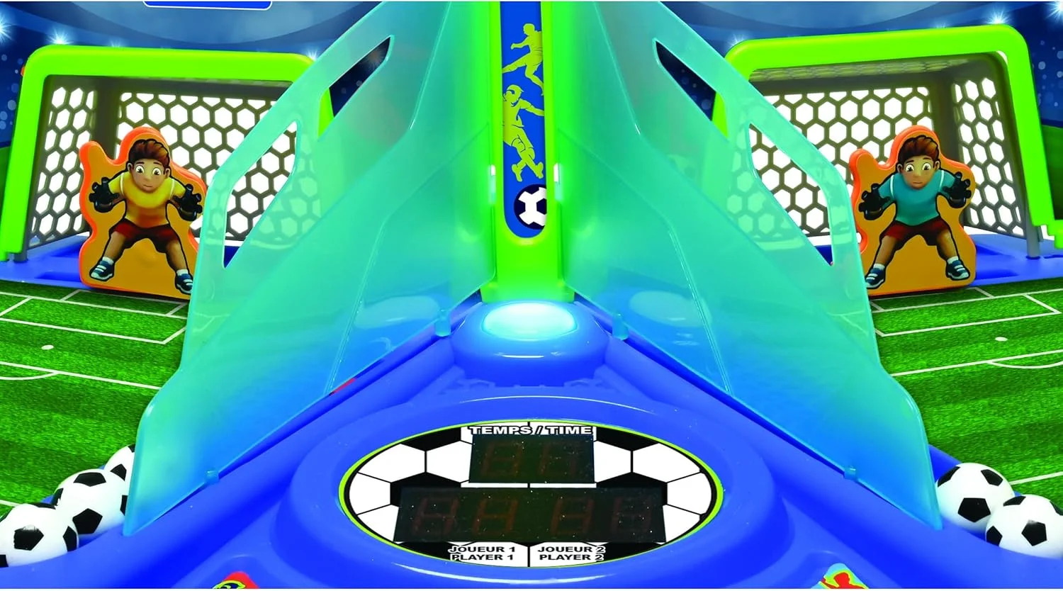بازی فوتبال الکترونیکی LEXiBOOK با جلوه های نوری و صوتی برای 2 بازیکن، آبی/سبز، JG945