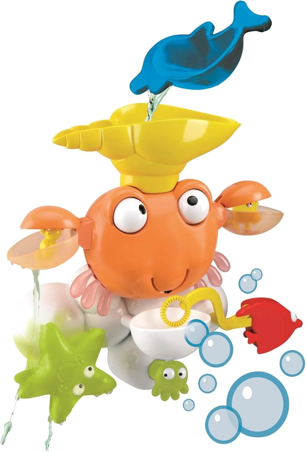 ست حمام طرح خرچنگ LEXiBOOK IT025، با قابلیت چسبندگی و ایجاد حباب