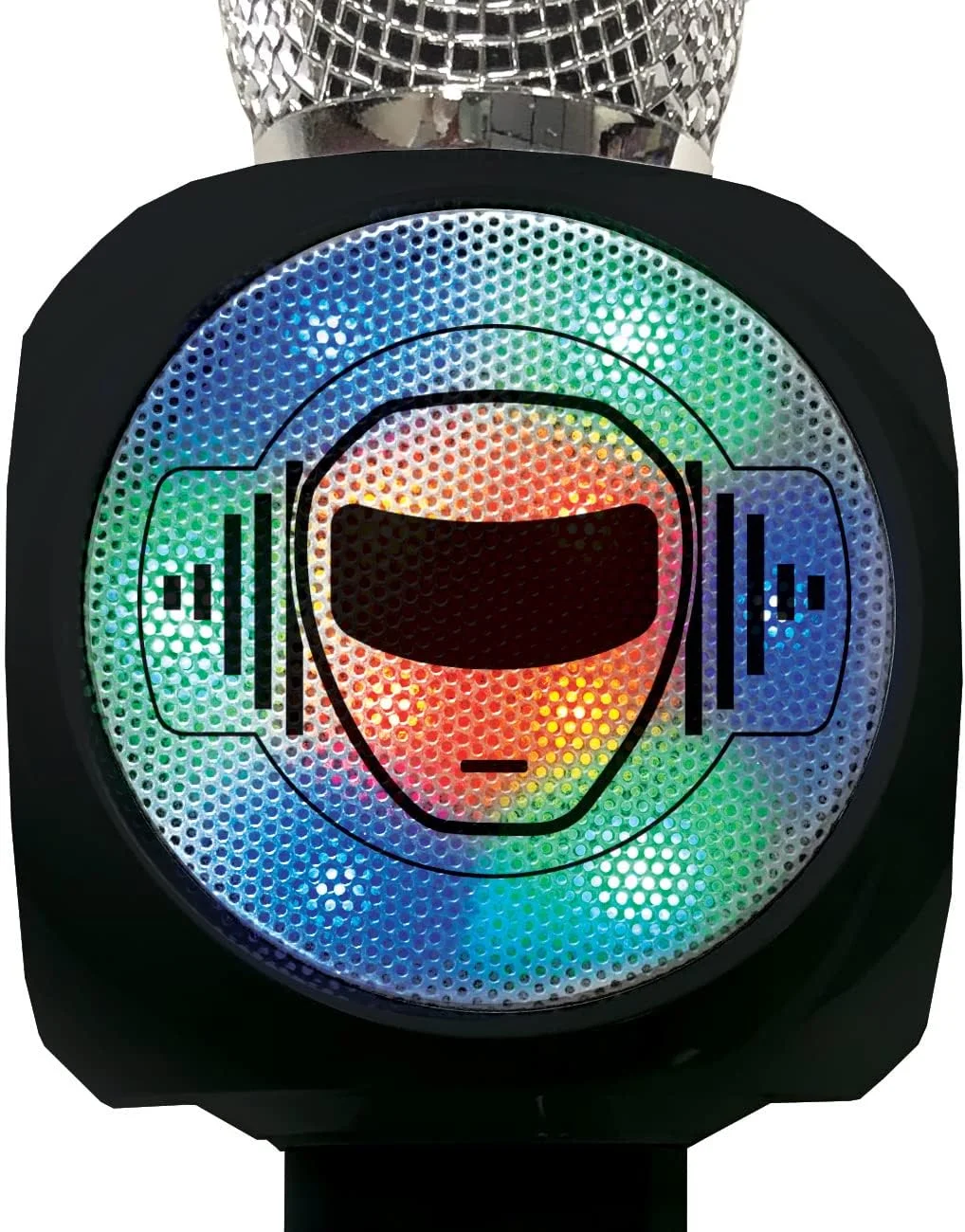 میکروفون بی سیم Lexibook iParty با بلندگو و چراغ، بلوتوث، عملکرد تغییر صدا، جلوه های نوری، اسلات میکرو SD، USB، مشکی/نقره ای، MIC260 میکروفون بی سیم Lexibook iParty با بلندگو و چراغ، بلوتوث، عملکرد تغییر صدا، جلوه های نوری، اسلات میکرو SD، USB، مشکی/نقره ای، MIC260