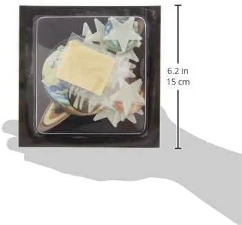 سیاره‌های شب‌تاب 4M - مجموعه 9 تکه دکور منظومه شمسی برای دیوار و سقف - استیکرهای آموزشی با تم فضا برای کودکان 3 سال به بالا - سرگرمی آسمان شب درخشان