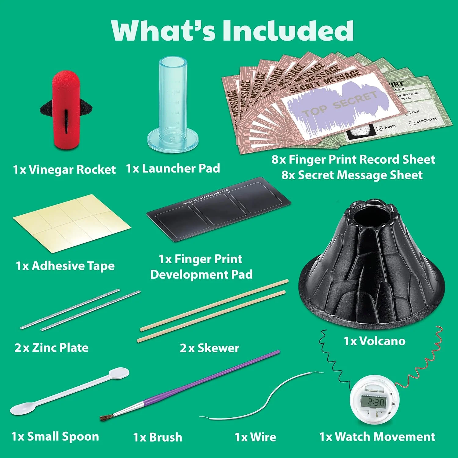 کیت علوم آشپزخانه 4M KidzLabs – با استفاده از وسایل روزمره خانه 6 آزمایش سرگرم کننده انجام دهید | مجموعه فعالیت آموزشی STEM برای کودکان 8 سال به بالا