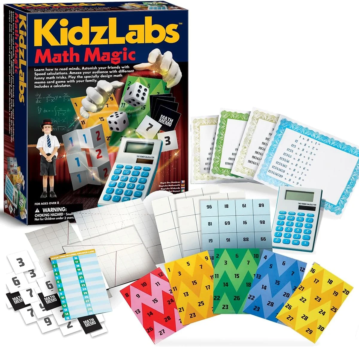 مجموعه ماموریت تصویر جادویی 4M - ایجاد خطاهای دید، پیام های مخفی و ترفندهای جاسوسی | مجموعه علمی و خلاقیت سرگرم کننده برای کودکان 8 سال به بالا